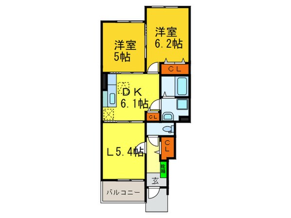 ジョイフル四寶庵の物件間取画像